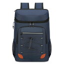 クーラーボックス保冷リュックリュック式クーラー大容量25L小型保冷バッククーラーバック折りたたみ収納保冷防水軽量買い物キャンプレジャーピクニックお花見運動会(ブルー)