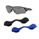 HICYCLE2自社製オークリーアクセサリーイヤーソックノーズパッドキットOAKLEYRADARPATHレーダー用(青&黒ノーズパッド)(4)