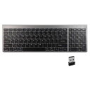 FMLYHOMキーボードワイヤレスBLUETOOTHキーボード無線超薄型テンキー付きオシャレUSキーボードBLUETOOTH/2.4G接続4台同時接続可能充電式パソコンPCWINDOWS/IOS/ANDROIDに対応英語配列(2)