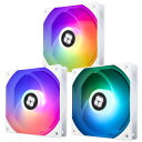 ThermalrightTL-C12CW-SCPUファン120mmARGBケースクーラーファン、4ピンPWM静音コンピュータファン、S-FDBベアリング付き、最大1500RPM冷却ファン(3個)(2)