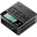 AOOSTARGEM12+ProミニPCRyzen7Pro8845HS32GBDDR51TBPCIe4.0SSDMiniPC2つのUSB4/2つのSSDインターフェイス/2つの2.5GLAN/4つのUSB