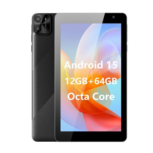 PRITOMプリトムタブレット7インチAndroid15タブレットwi-fiモデル12(3+9)GB+64GB5GHzWi-Fi6iPSスクリー..