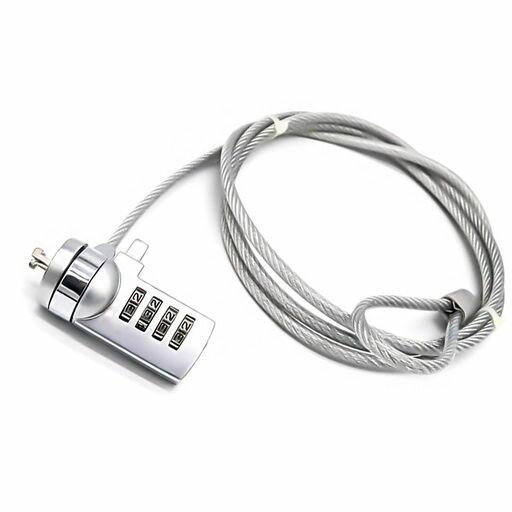 YIBOOOMセキュリティロックパソコンセキュリティワイヤーロック4桁ダイヤル錠盗難防止PCパソコン用直径..