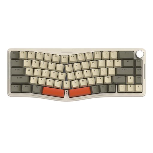 AKS068ゲーミングキーボードアリスレイアウト68キーアンチゴーストキーGASKET構造ホットスワップ可能人間工学南向きのRGBバックライト両側RGBライトPBTキーキャップTYPE-C有線WINDOWS
