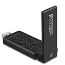 DAHUNEKOWIFI無線LAN子機【2023年NEWモデル】USB1300MBPSUSB3.0受信機デュアルバンド5G/2.4G802.11AC高速通信