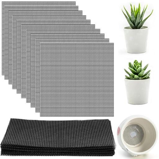 【仕様】:排水孔ネットマット50枚、サイズは10x10 cm。 【製品マテリアル】:これらの盆栽底部排水格子網は良質なポリエチレンで作られ、軽量、柔軟、耐引裂性が強い。丈夫で耐久性があり、再利用可能。 【最適排水と土壌保持】:我々の植木鉢穴ネットマットは良好な排水効果を確保し、同時に土壌流出を防止することができる。穴は土壌の原位置を効果的に維持し、植物の健康成長を促進し、混乱を減らす。室内でも屋外でも、清潔な環境を保つのに最適です。 【裁断可能】:この植木鉢穴マットの形状は裁断可能で、裁断によってどんな形状の植木鉢にも適応でき、欠かせない園芸部品である。 【使用しやすい】:植木鉢のスクリーンマットを植木鉢の底に置くだけで、土壌の流失を防止し、排水が良好であることを確保し、どんな盆栽植物の使用にも適する。