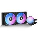 OcypusDeltaL24ARGBCPUクーラー簡易水冷240mm、レイヤーARGBライティングエフェクト、TDP280W、低ノイズポンプ、高性能4ピンPWMファン、最大2000RPM、AMDAM4/AM5、IntelLGA