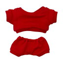 NIANNYYHOUSE 20CM ぬいぐるみ服 スポーツウェア スウェット ズボン 綿人形の服 着せ替え (RED 20CM)(4)