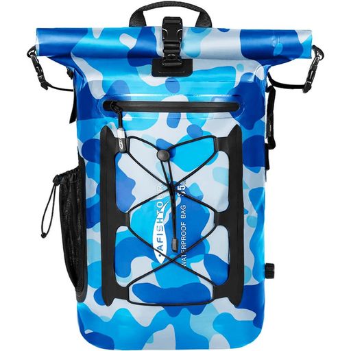 [AFISHTOUR] 35L 高耐久 防水 ロールトップ ドライバッグ バックパック カヤック ラフティング ボート キャンプ ハイキング 釣り オートバイ用