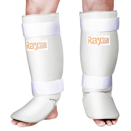 Raytosベーシックレッグガードレガースキックボクシング足サポーターキックボクシングレッグガードすね..