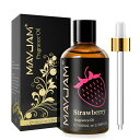 MAYJAMいちごアロマオイルストロベリーエッセンシャルオイル天然精油加湿器用100ML