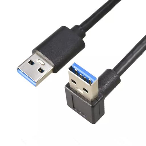 KKM-ラブショーUSB3.0上下左右90°方向変換ケーブルUSB3.0ケーブルタイプA-タイプAオス-オスメッキコネクタ搭載高耐久性USBケーブル両端オス0.15m0.3m0.5m1m1.5m2mモデム対応(下L0.5M)