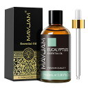 MAYJAMエッセンシャルオイルユーカリアロマオイル天然100%精油スポイト付きプレゼント100ml