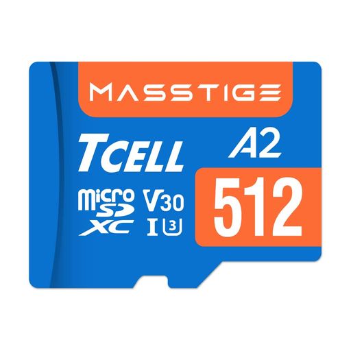 TCELL MASSTIGE 512GB  MICROSDXC ꥫ ץդ - A2USH-I U3V304K...