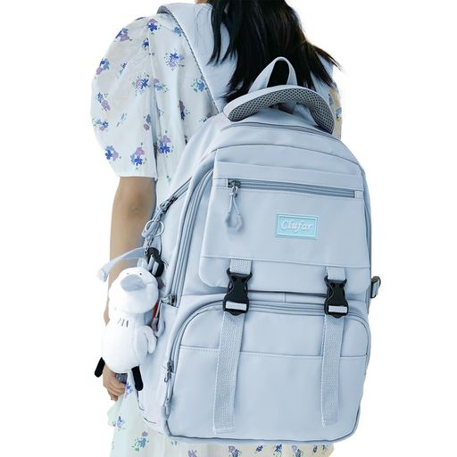 楽天ベストプライスオンラインストア[HeiDiga]リュックレディース通学リュックサック大容量韓国高校生女子バックパックアウトドアスクールリュック女性メンズ軽量防水黒通勤旅行可愛いおしゃれBlue