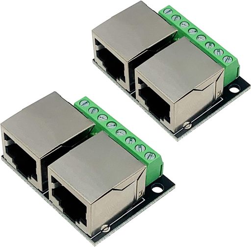 ANMBEST 2RJ45 ETHERNETǥ奢ޥüġ3.5MMԥå8PIN RJ45إꥫ륳ͥĥɥͥåȥ...