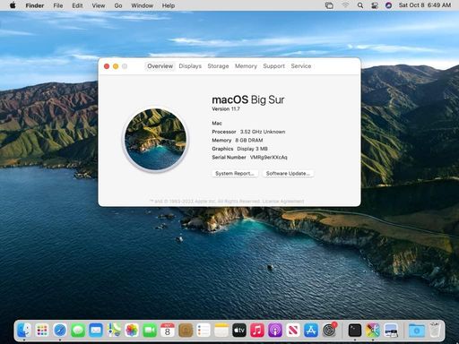 32 GBで起動可能なUSBドライブ3.2世代、MACOS BIG SUR 11.7(20 G 817)、MAC OS Xのフルインストール/アップグレード/ダウングレードに対応