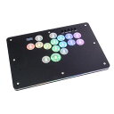 KylinixT16レバーレスコントローラーABSクリアボタン低ストロークスイッチ霞軸動作点0.5mm総ストローク1.5mm高精度高速反応LEDライト搭載SF6対応格闘ゲーム用PC/PS4/NSwitch2(T16W