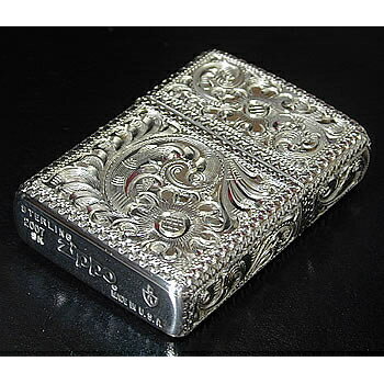 ZIPPO SILVER KING シルバーキング 26SLV-4E Armor アーマー スターリングシルバー(純銀製)ジッポー