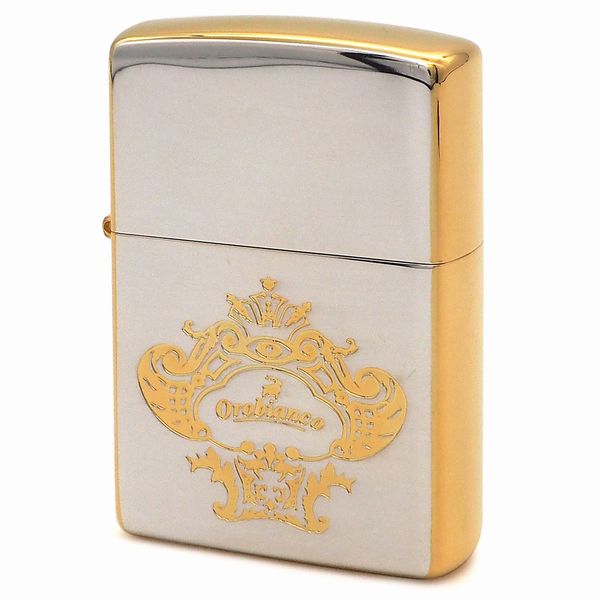 オロビアンコ ジッポ ZIPPO オロビアンコ シルバー＆ゴールド ORZ－003SG コンビメッキエッチング仕上げ ジッポー