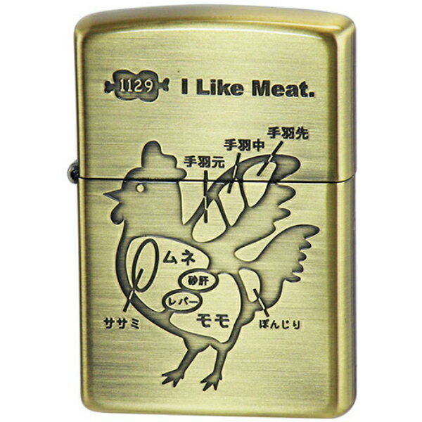 楽天筆記具＆喫煙具のベストプライスZIPPO アイライクミート チキンBS I Like Meat 鶏肉 ジッポー