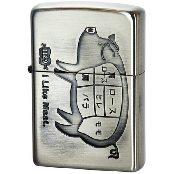 楽天筆記具＆喫煙具のベストプライスZIPPO アイライクミート ブタNI I Like Meat 豚肉 ジッポー