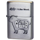 楽天筆記具＆喫煙具のベストプライスZIPPO アイライクミート ヒツジNI I Like Meat 羊肉 ラム マトン ニッケル仕上げ ジッポー