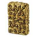 ZIPPO スカルジャケット GI 金いぶし仕上げ 金タンク使用 ジッポー