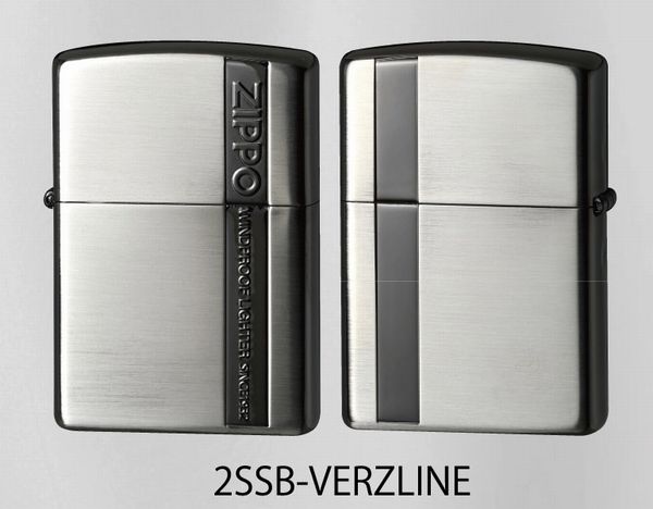 ZIPPO 2SSB-VERZLINE ヴァーティカルライン シルバーコーティング加工 ジッポー