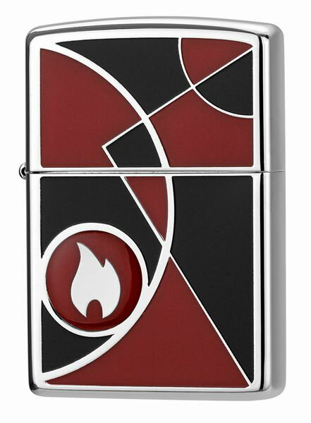 ZIPPO モザイク SV/BK/RD MOSAIC エッチングペイントエポ盛りダイアノSV仕上げ ジッポー