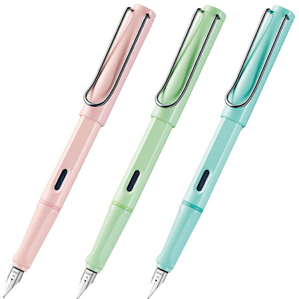 ラミー（LAMY） LAMY ラミー 2019 限定 サファリ パステル 万年筆 パウダーローズ／ミントグリーン　※ブルーマカロン・パウダーローズは完売いたしました。