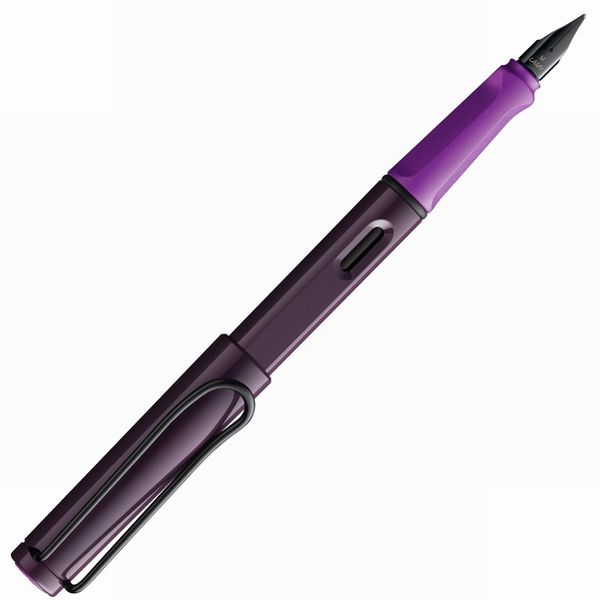 LAMY ラミー 2024年限定色 サファリ ヴァイオレットブラックベリー スチールペン先 万年筆