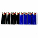 超お買い得!!BiC ビック J26 レギュラー ブルー 4個ブラック4個 合計8個セット 使いきり ディスポーザブル ガスライター!!