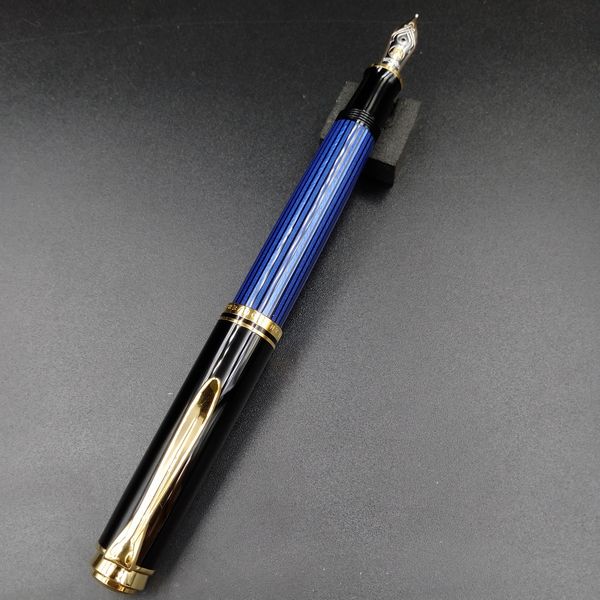 ペリカン Pelikan ペリカン スーベレーン M400 ブルーストイライプ ロジウム装飾14金ペン先 万年筆