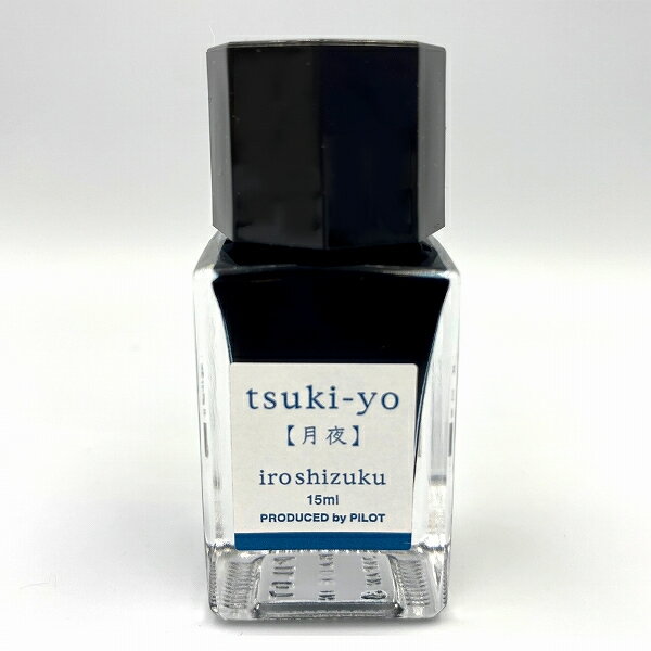 PILOT パイロット ボトルインク iroshizuku 色彩雫(いろしずく)ミニボトル 月夜 ツキヨ 15ml 1本 INK-15-TY