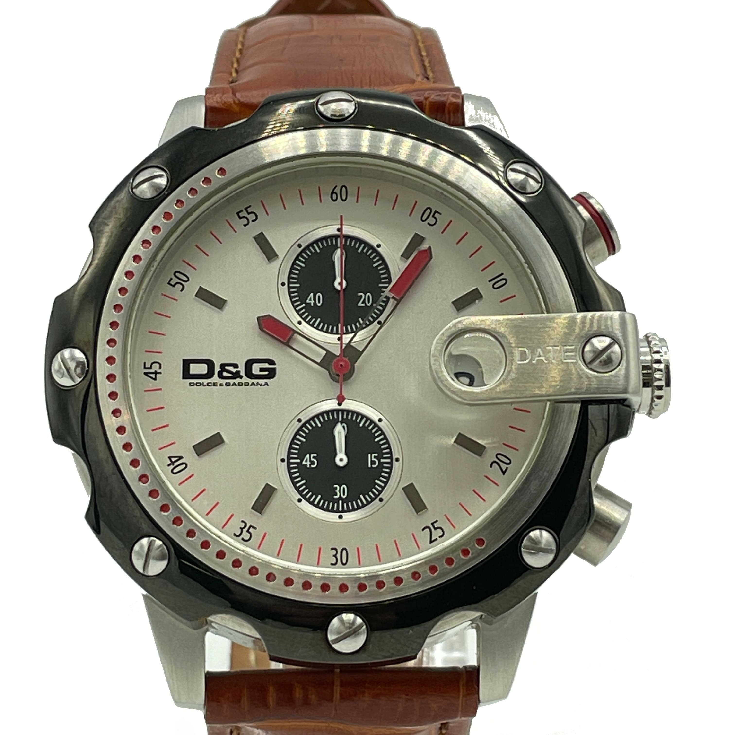 DOLCE&GABBANA(ドルチェ＆ガッバーナ) クロノグラフ 時計 DW0365 SS/レザー ランクAのサムネイル