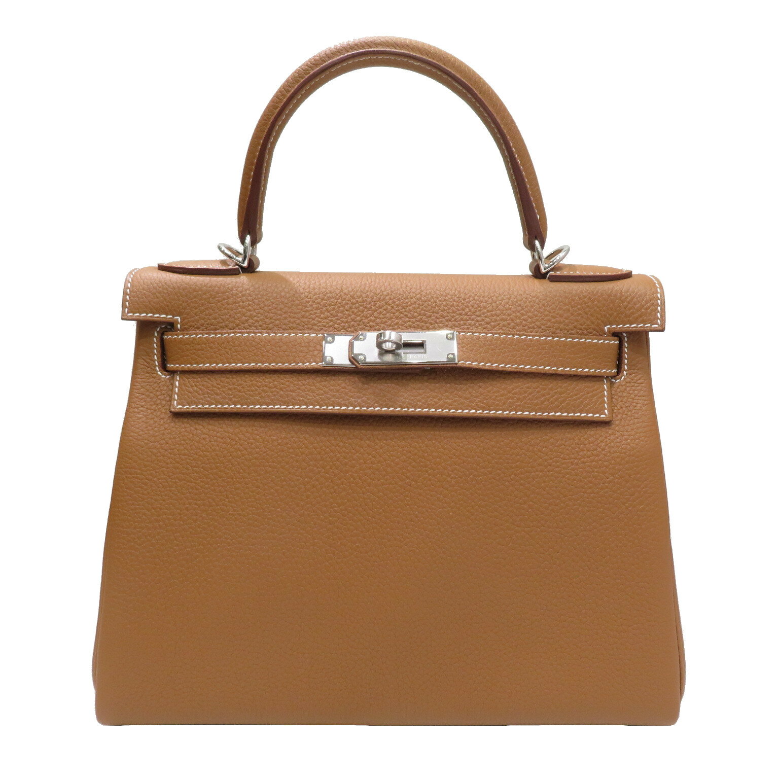 HERMES (エルメス) ケリー28 ハンドバッグ ゴールド/S金具 トゴ U刻印 未使用のサムネイル