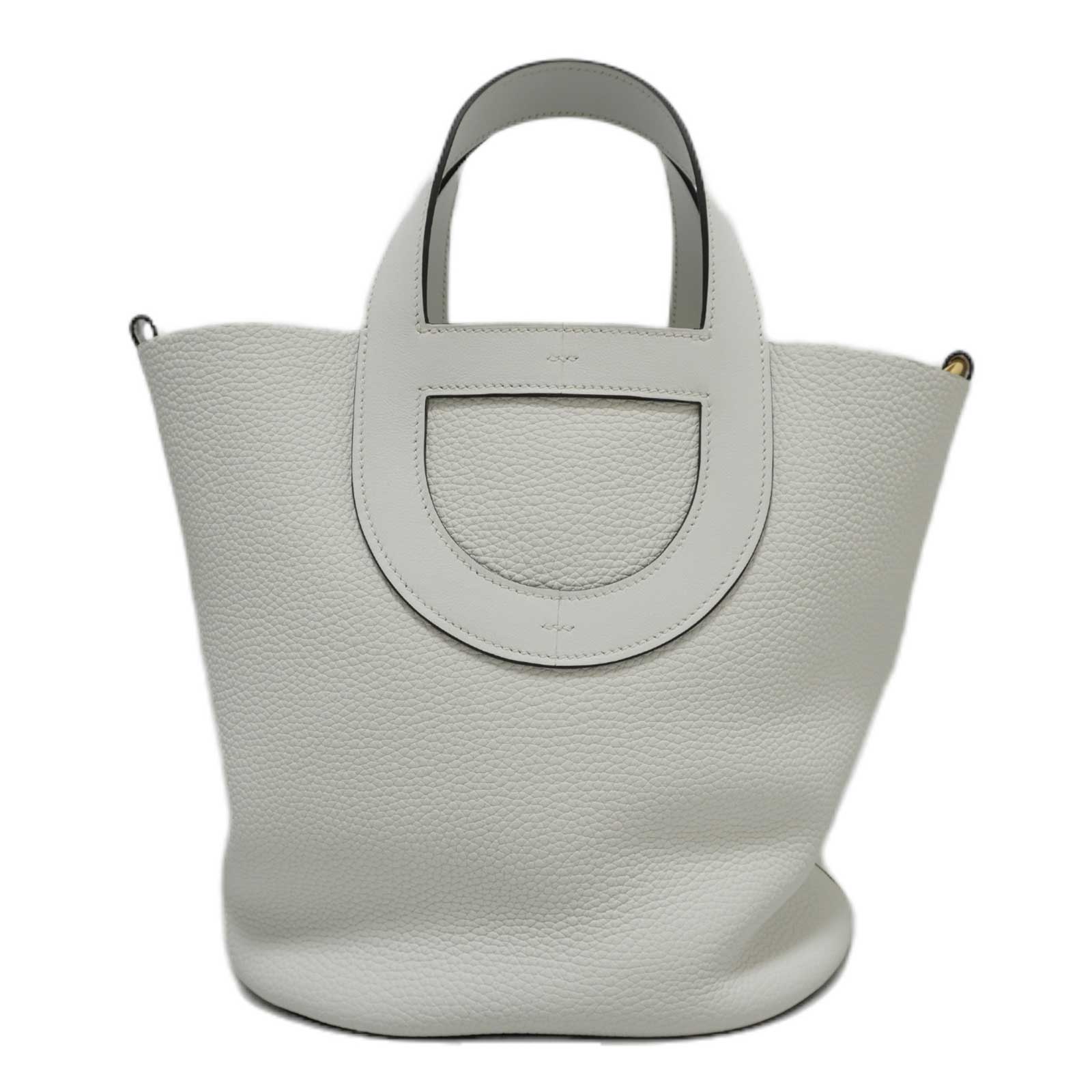 HERMES （エルメス) インザループ23 ハンドバッグ ホワイト(G金具) トリヨン B刻印 未使用品のサムネイル