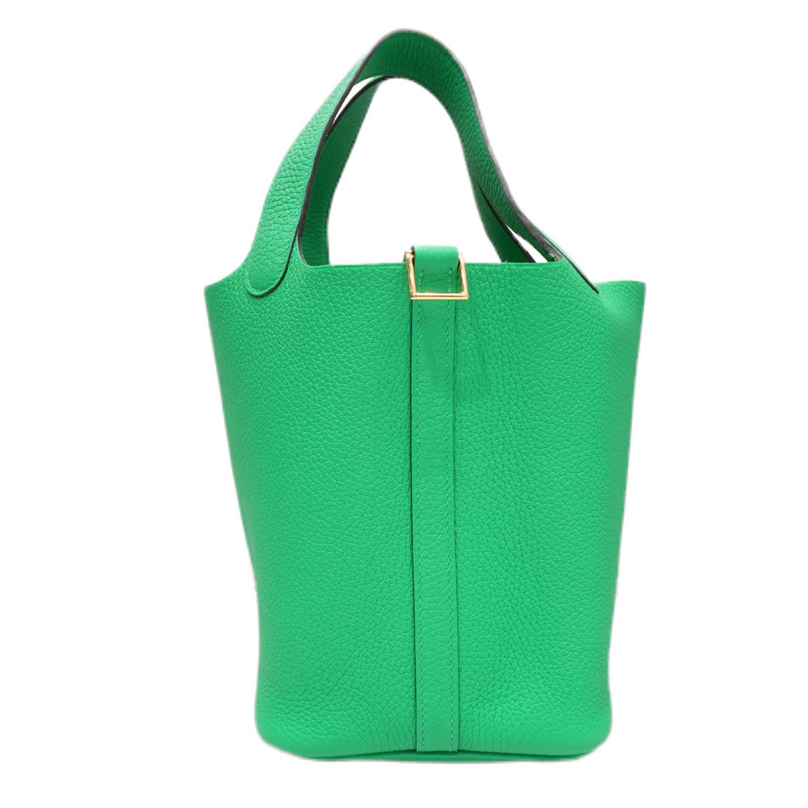 HERMES (エルメス) ピコタンPM ハンドバッグ トートバッグ ミント(G金具) トリヨン Z刻印 未使用品のサムネイル