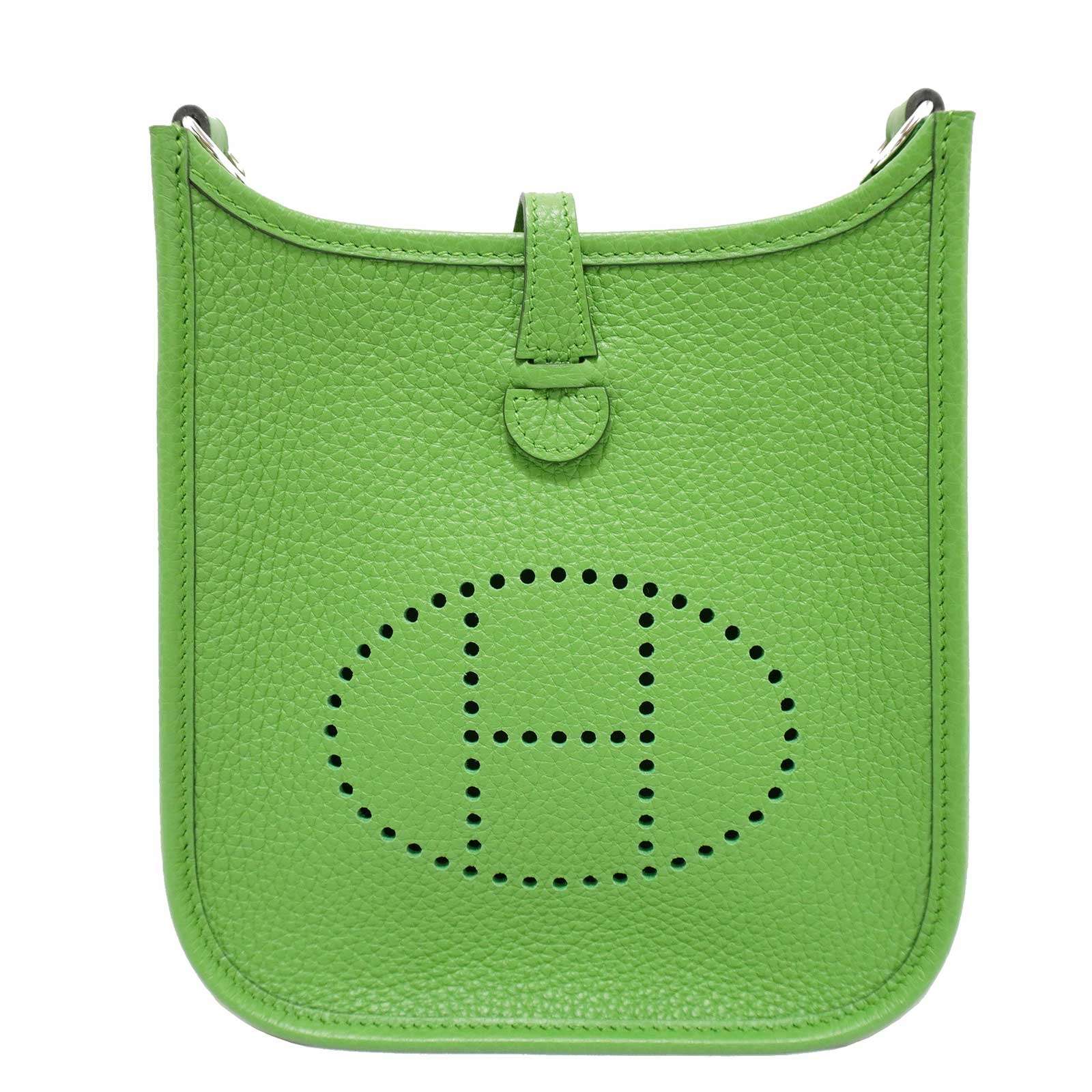 HERMES （エルメス) エヴリンTPM ショルダーバッグ ヴェールユッカ(SV金具) トリヨン B刻印 未使用品 レディース メンズ メッセンジャーバッグ 小さめ 斜めがけ 大人 ブランド シンプル おしゃれ オシャレ カバン かばん 送料無料のサムネイル