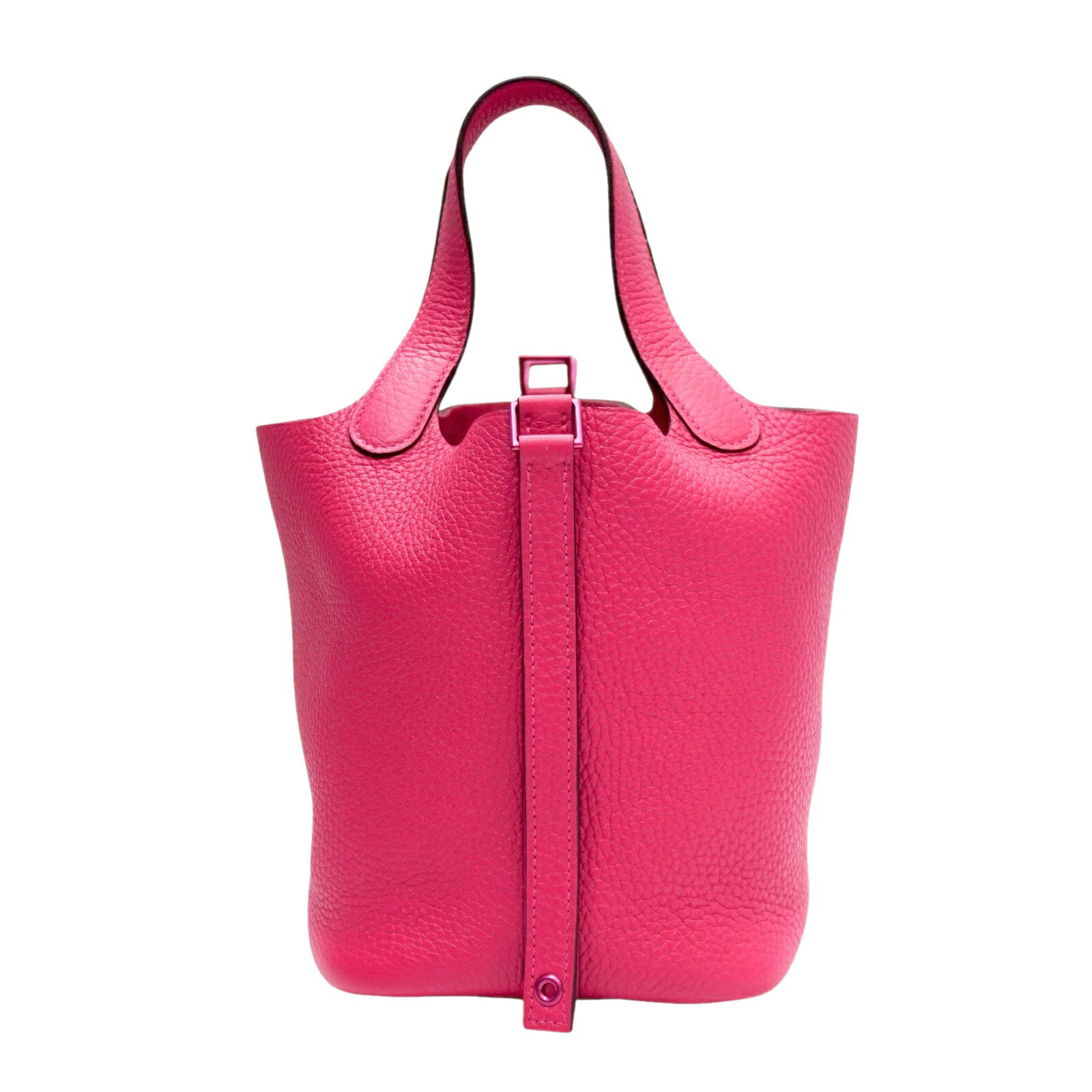 HERMES （エルメス) ピコタンPMモノクローム ローズメキシコ トリヨン B刻印 未使用 レディース メンズ バッグ 大人 ブランド シンプル オシャレ おしゃれ カバン かばん 送料無料 O121