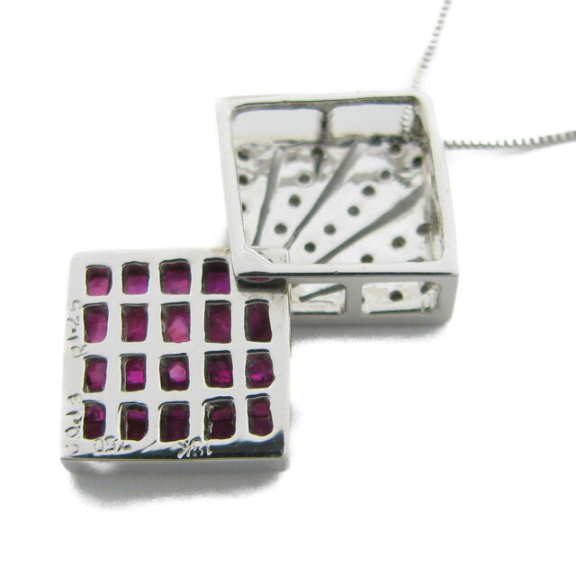 JEWELRY(ジュエリー)/ルビーネックレス/ネックレス//K18WG(750)ホワイトゴールド×(トップのみ)18KWG×ルビー 1.25ct×ダイヤモンド 0.13ct/【ランクS】【中古】|BRANDBANK ブランドバンク JEWELRY(ジュエリー)/ルビーネックレス/ネックレス//K18WG(750)ホワイトゴールド×(トップのみ)18KWG×ルビー 1.25ct×ダイヤモンド 0.13ct/【ランクS】【中古】|BRANDBANK ブランドバンク