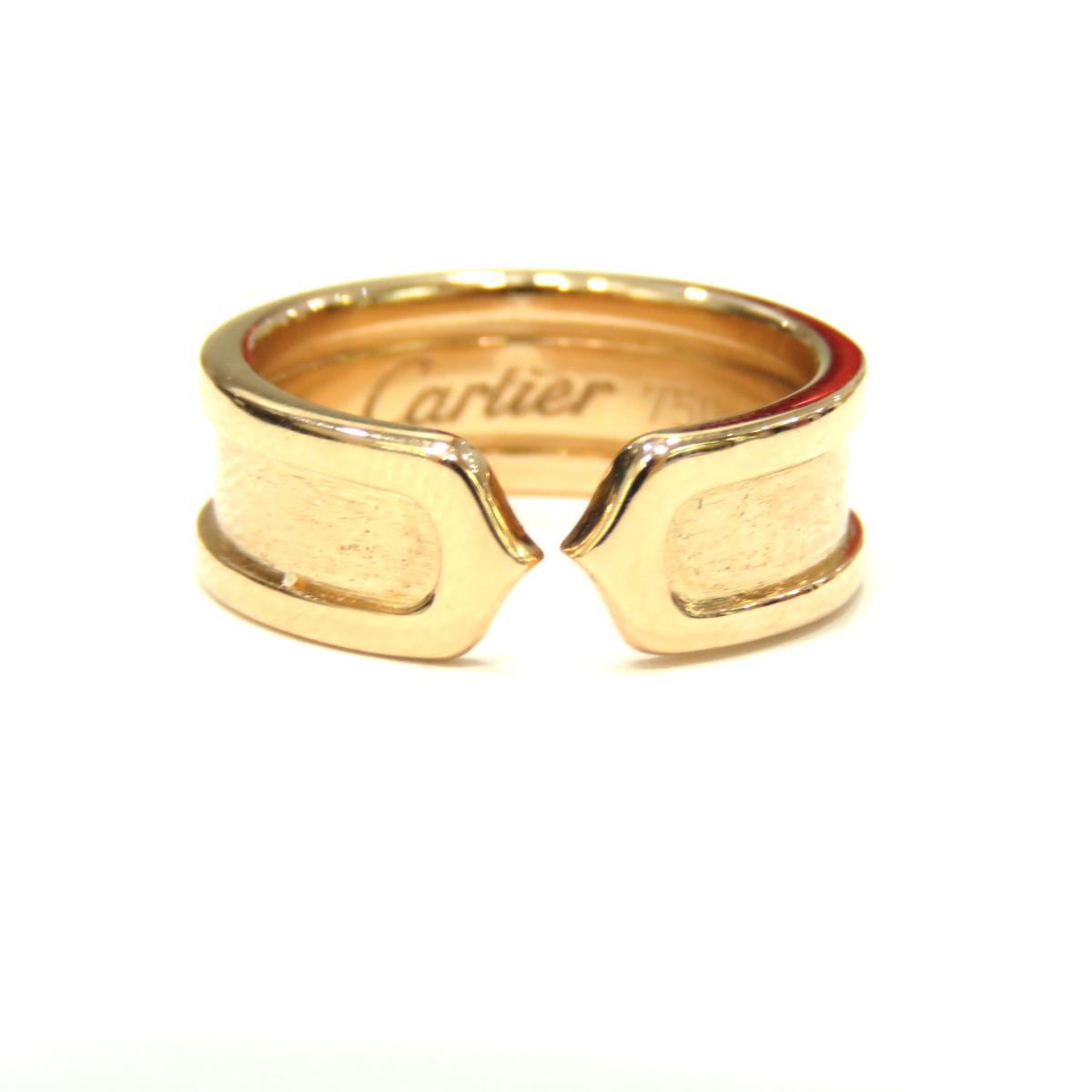 【楽天市場】Cartier(カルティエ)/C2 リングSM 指輪 レディース/リング//K18PG(750)ピンクゴールド/【ランクA