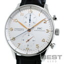 アイダブリューシー 【IWC】 ポルトギーゼ クロノグラフ IW371445 メンズ シルバー ステ ...