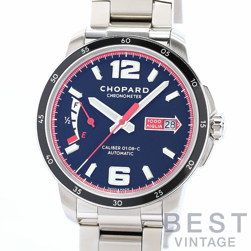 【毎月1日はワンダフルデー☆24h限定クーポン配布!】ショパール 【CHOPARD】 ミッレミリア GTS パワーコントロール 世界限定1000本 158566-3001 メンズ ブラック ステンレススティール 腕時計 時計 MILLE MIGLIA GTS POWER 【中古】