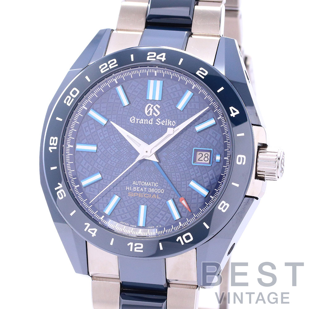 6/1եǡꥯݥۡOHѡ ɥ GRAND SEIKO ᥫ˥ϥӡ GMT С9S 20ǯǰ SBGJ229 (9S86-00H0)  ֥롼 ߥå/ ӻ  MECHANICAL HIGH-BEAT GMT ...