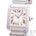 カルティエ 【CARTIER】 タンク フランセーズ MM W51011Q3 ボーイズ シルバー ステンレススティール 腕時計 時計 TANK FRANCAISE MEDIUM MODEL SILVER SS 【中古】