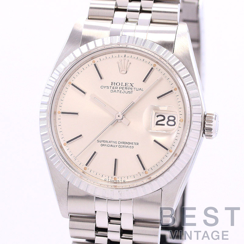 【OH済】 ロレックス 【ROLEX】 オイスターパーペチュアル デイトジャスト 1603/0 メンズ シルバー ステンレススティール 腕時計 時計 OYSTER PERPETUAL DATEJUST SILVER SS 【中古】