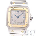【お買い物マラソン限定クーポン配布中!】カルティエ 【CARTIER】 サントスガルベLM W20023C4 メンズ グレー ステンレススティール/イエローゴールド 腕時計 時計 SANTOS GALBEE LARGE MODEL GRAY SS/YG コンビ【中古】【中古】