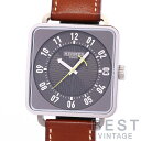 エルメス 【HERMES】 カレ アッシュ (カレH) T12.710 メンズ グレー ステンレススティール 腕時計 時計 CARRE H GRAY SS 【中古】